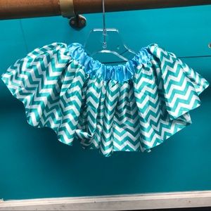 Satin chevron tutu